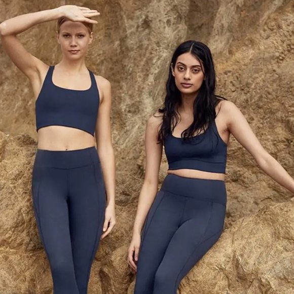 girlfriend collective Pants - Girlfriend Collective High-Rise Legging Midnight